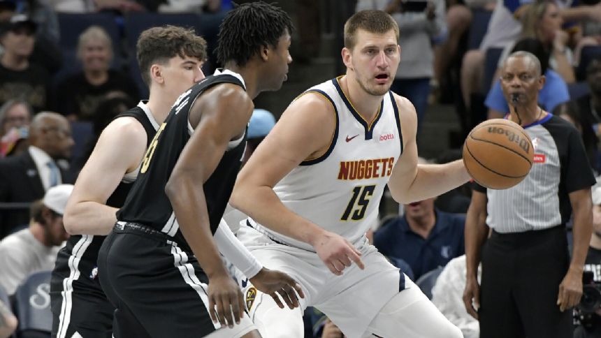 Defending champion Nuggets finish second in West, beating Grizzlies 126-111