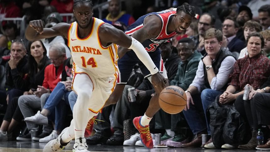 Dejounte Murray leads balanced scoring attack as Hawks rout Wizards 130-121