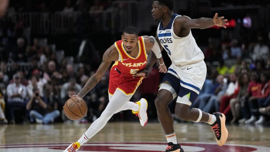 Dejounte Murray ties career high with 41 points, rallies Hawks past Timberwolves 127-113