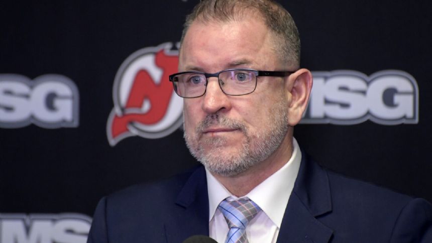 Devils GM Tom Fitzgerald says Travis Green is part of his search for a new coach