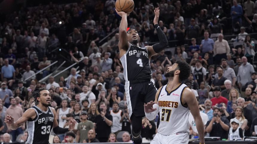 Devonte' Graham and the Spurs stun the Nuggets, who fall into a three-way tie atop the West