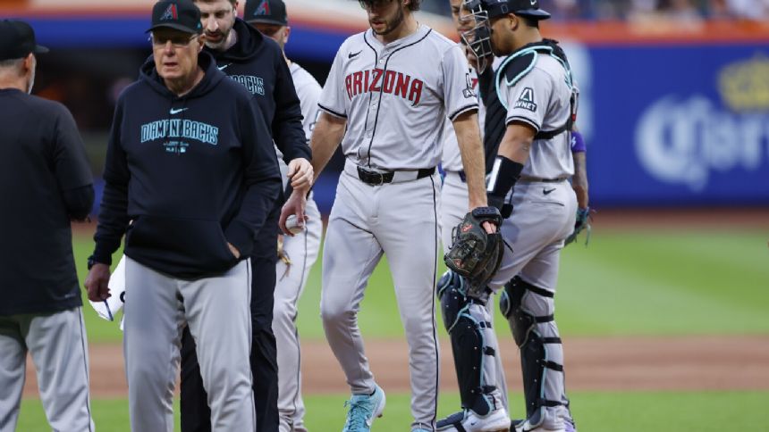 Diamondbacks ace Zac Gallen goes on 15-day IL with strained right hamstring