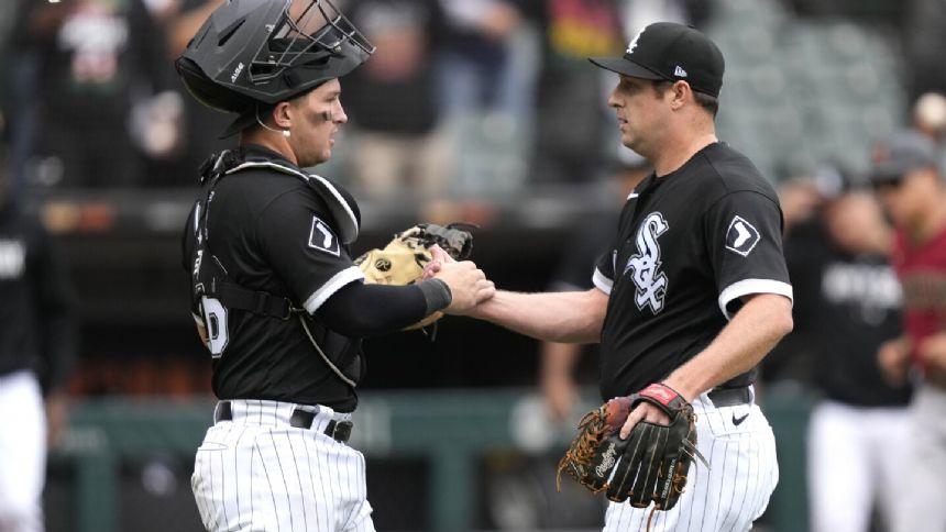 Diamondbacks delay clinching playoff berth as Vaughn, Moncada homer for White Sox in 3-1 win