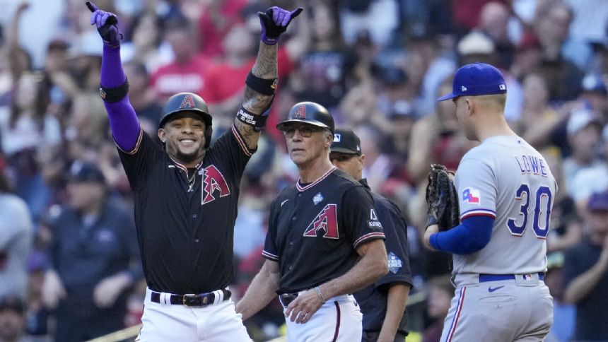 Diamondbacks' Ketel Marte extends record postseason hitting streak to 20 games