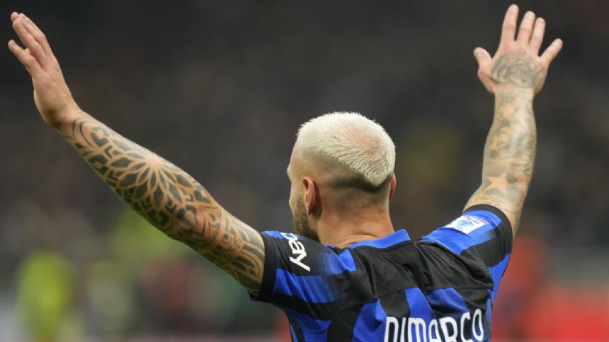 Dimarco scores long-range wonder goal for Inter and breathes a sigh of relief