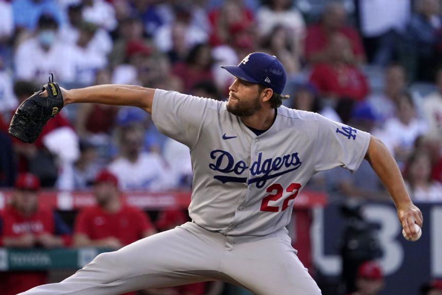 Dodgers' Kershaw perfect through 6 innings vs Angels