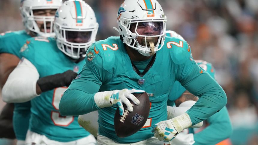 Dolphins activate LB Jerome Baker from IR, place Bradley Chubb on season-ending IR with ACL tear
