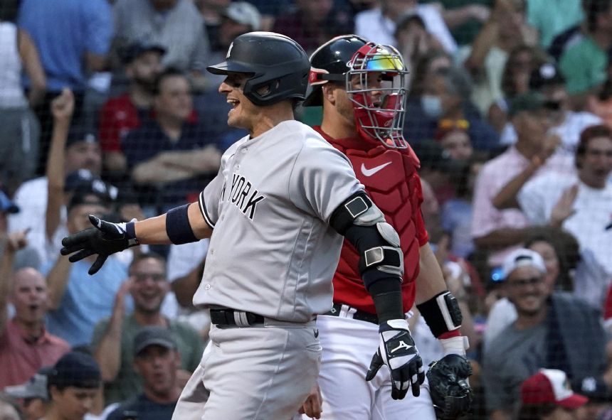 Donaldson's slam leads Yankees past Devers, Red Sox 6-5