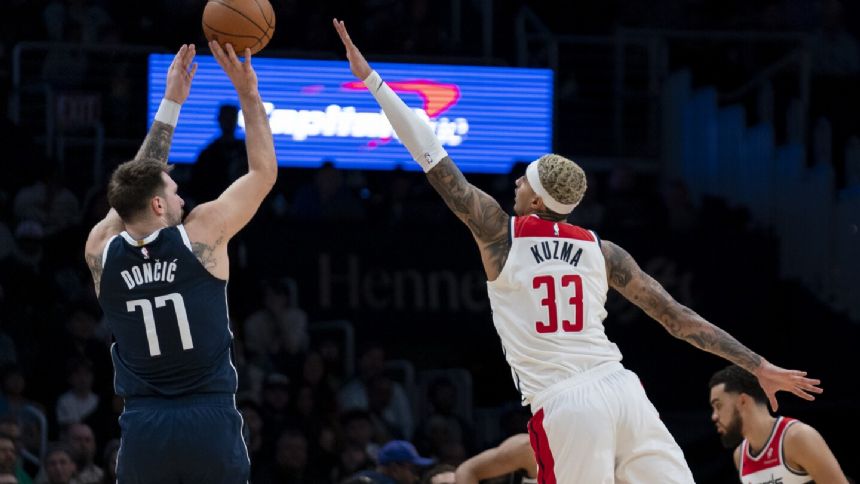 Doncic, Hardaway pace Mavericks to comfortable 130-117 win over Wizards