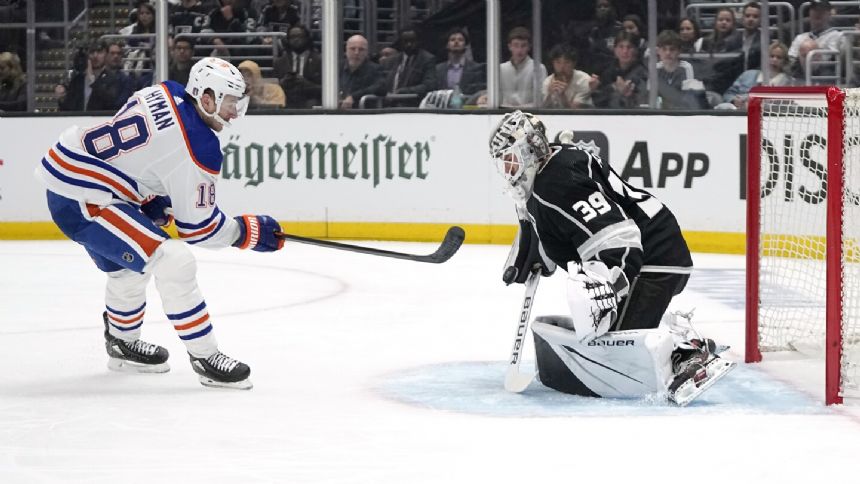 Draisaitl, Hyman lead Oilers to 6-1 rout of Kings to take 2-1 series lead