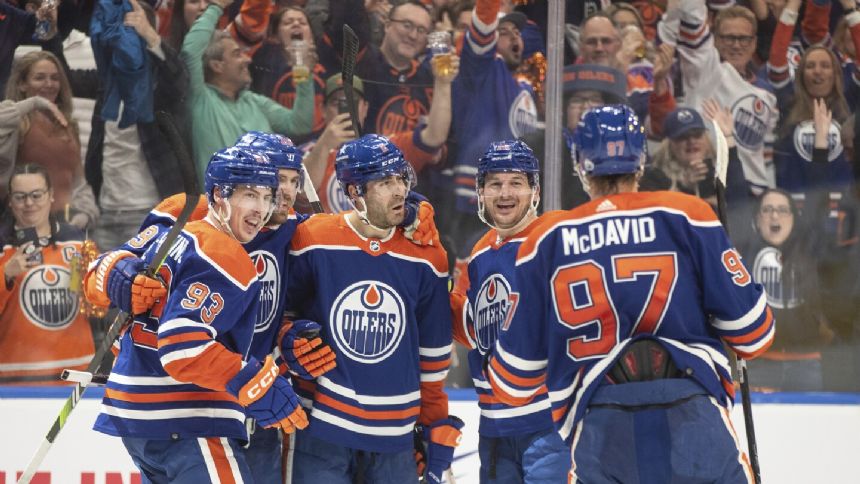 Draisaitl scores twice as Oilers beat Kings 4-3 to advance to 2nd round