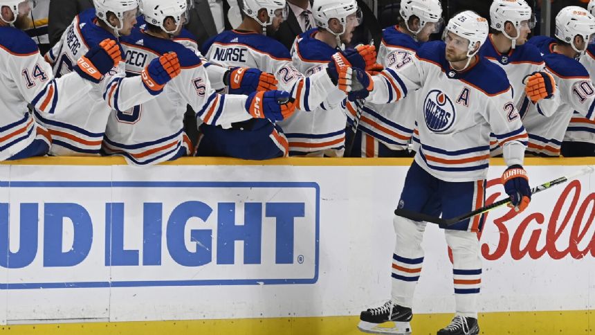 Draisaitl stars as the Oilers beat the Predators 6-1 for their first win of the season
