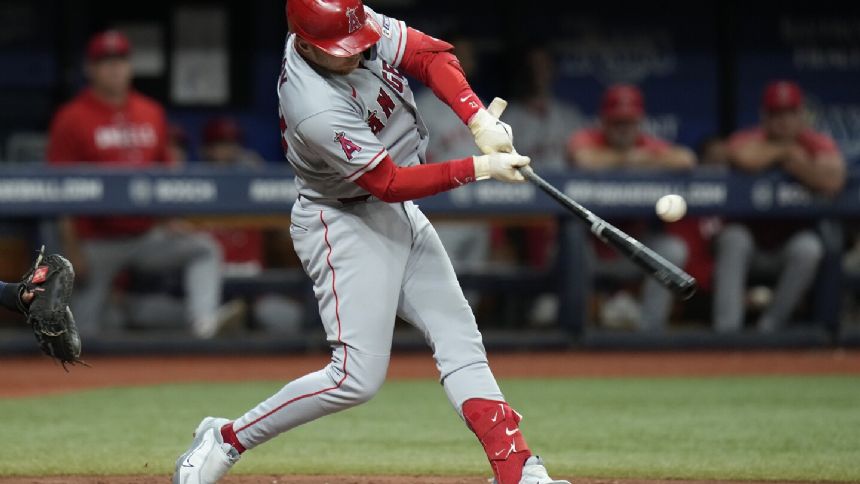 Drury has 2 homers and 5 RBIs as Angels beat playoff-bound Rays 8-3