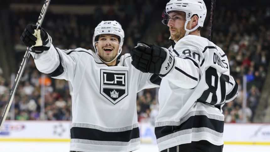 Dubois scores twice within 12 seconds; Kings beat Wild 7-3
