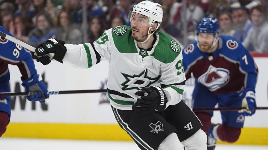 Duchene scores winner in 2nd OT, Stars advance to Western Conference final with 2-1 win over Avs