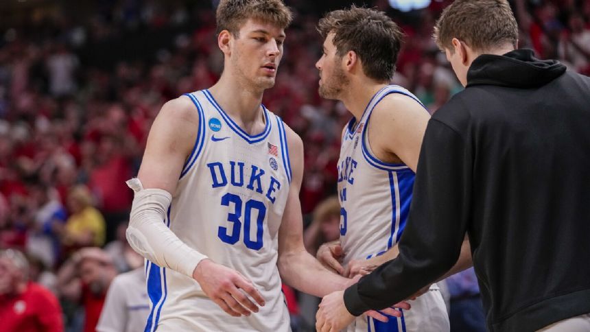 Duke's top two scorers in C Filipowski, G McCain declare for NBA draft