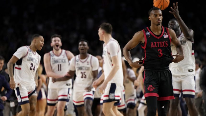 Dutcher's Aztecs face UConn in the Sweet 16 in a rematch of their painful national title game loss