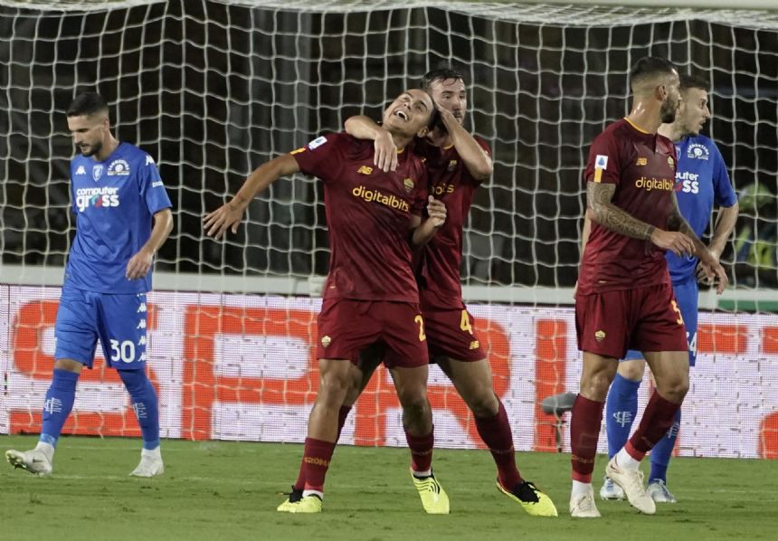 Dybala helps Roma beat Empoli 2-1 in Serie A