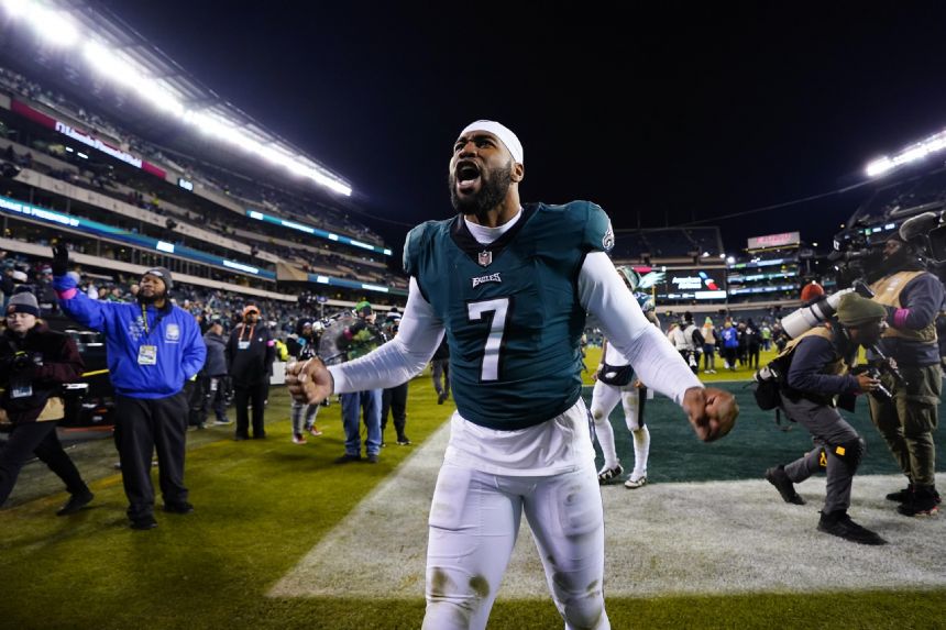 Eagles hope home field helps them vs 49ers in NFC title game