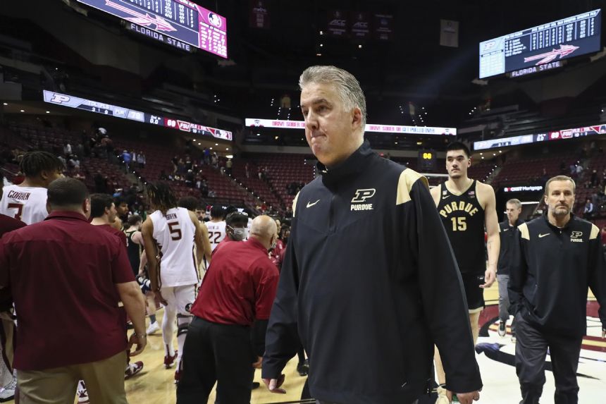 Edey dominant again, No. 5 Purdue beats Florida State 79-69