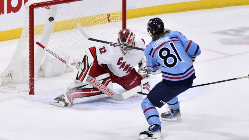 Ehlers, Connor lead Jets to 2-1 win over Hurricanes