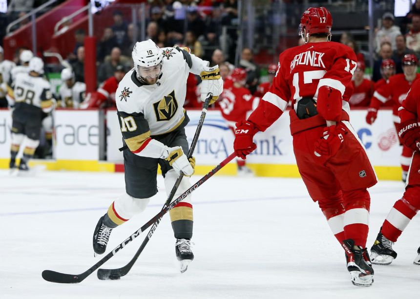 Eichel, Kessel lead Golden Knights past Red Wings, 4-1