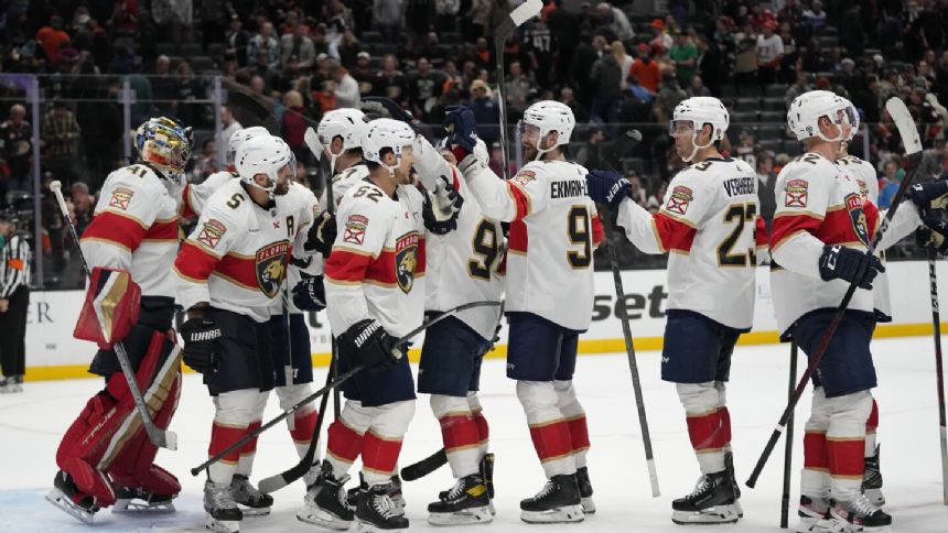 Ekman-Larsson scores again as Panthers beat Ducks 2-1 to keep up strong November