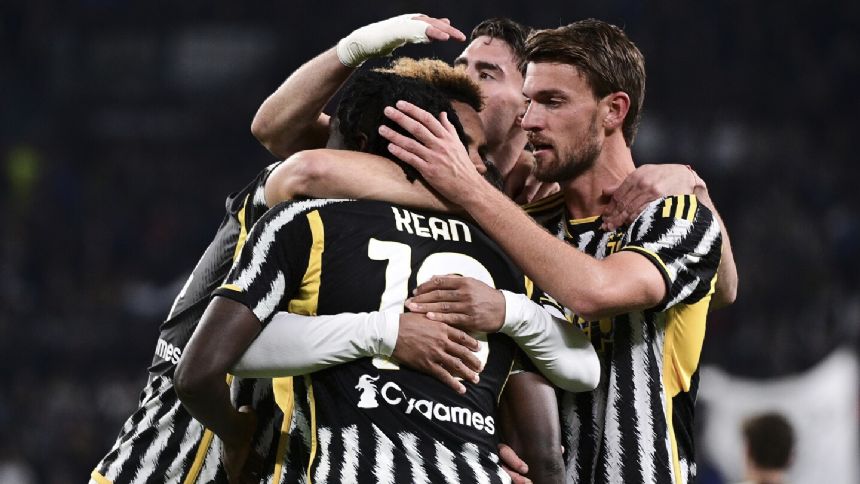 Embattled Juventus moves atop Serie A for 1st time in more than 3 years with 1-0 win over Verona