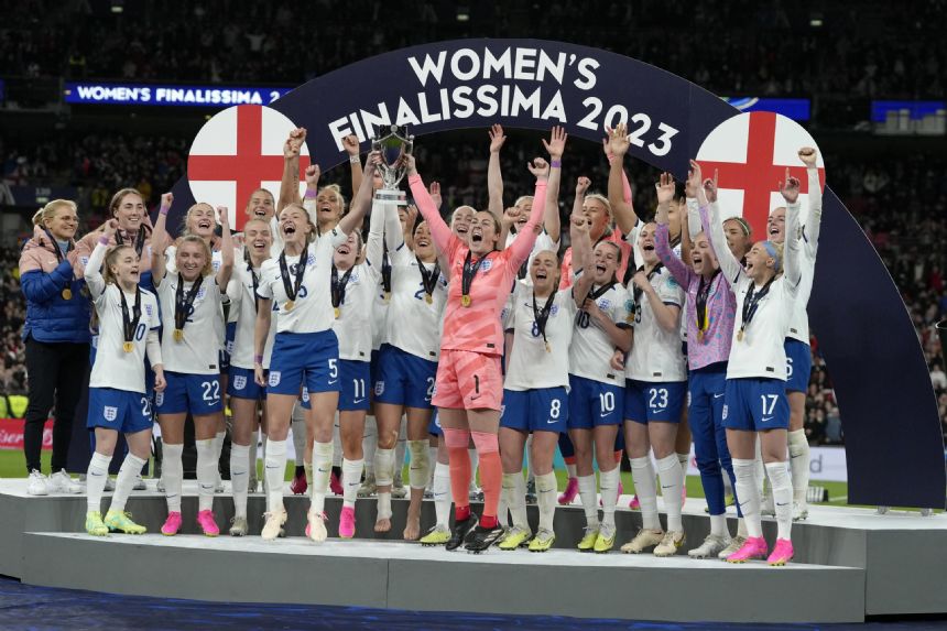 England wins shootout vs. Brazil in 1st women's Finalissima