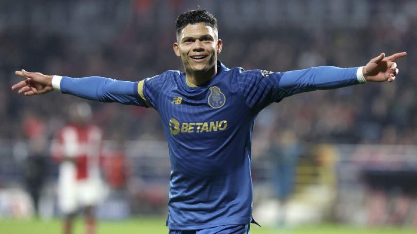 Evanilson second-half hat trick gives Porto 4-1 win at Antwerp in the Champions League