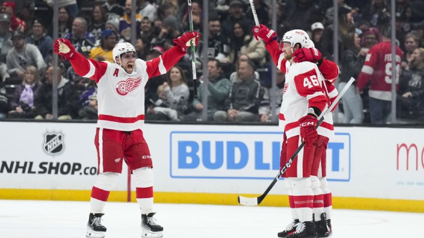Fabbri scores twice, Red Wings defeat Kings 4-3 in shootout - Friday ...