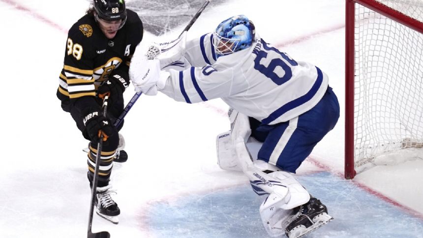 FACEOFF: Rookie goaltender Joseph Woll stands tall, gives Maple Leafs life against Bruins