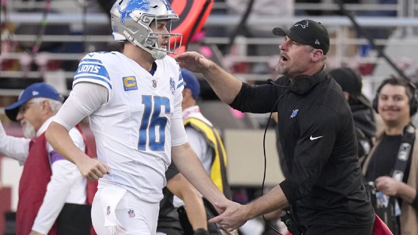Failed 4th downs contribute to blown lead for Lions in NFC title game loss to 49ers