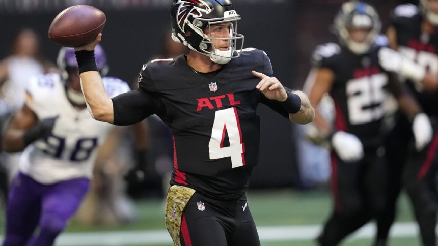 Falcons still evaluating QBs Taylor Heinicke, Desmond Ridder after loss to Vikings