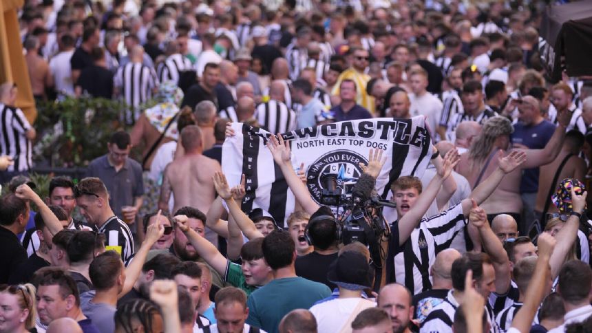 Fan fervor assured at rare Champions League home games for Newcastle, Lens and Union Berlin