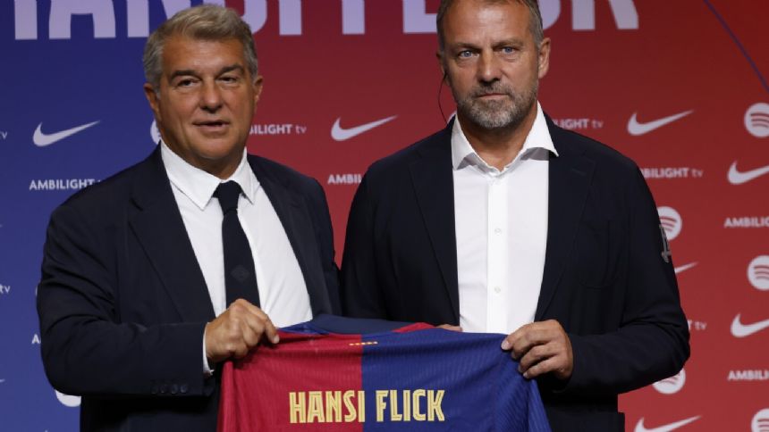 Flick impressed by Yamal, Ansu and Barcelona's youth as German coach settles in at new club