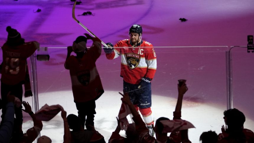 Florida Panthers captain Aleksander Barkov wins Selke Trophy as NHL's best defensive forward