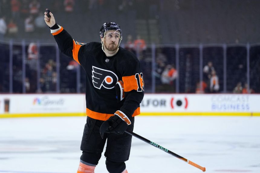 Flyers rebound from worst loss of season, beat Ducks 5-2