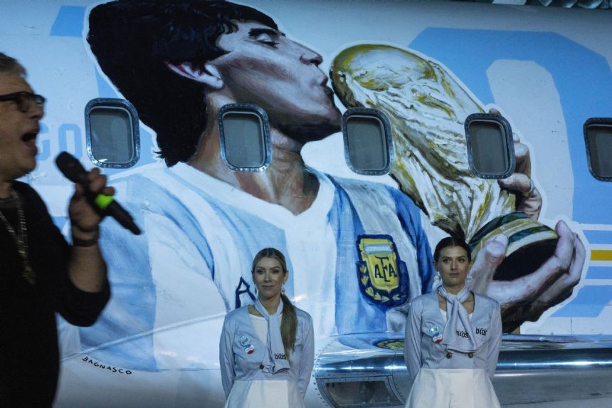 Flying museum to honor Maradona ahead of World Cup