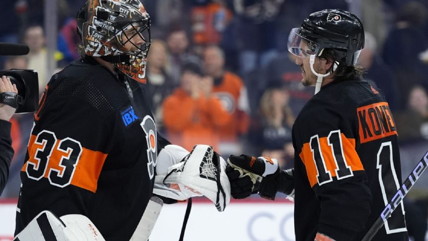 Foerster's third-period goal lifts Philadelphia Flyers over Boston Bruins 3-2