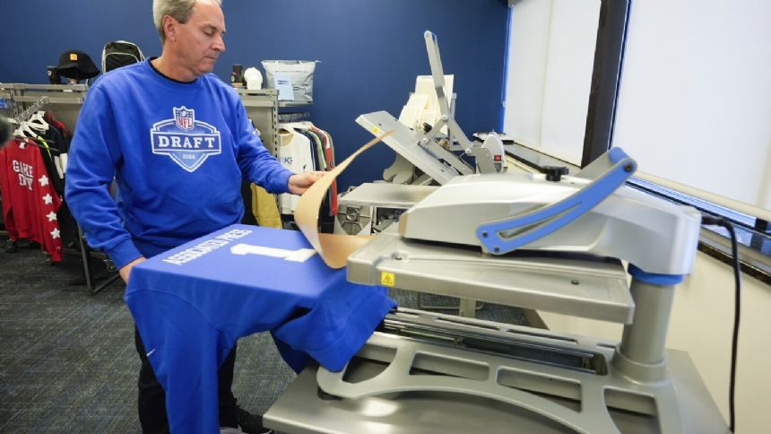 For years, a Michigan company has been the top pick to quickly personalize draftees' new NFL jerseys