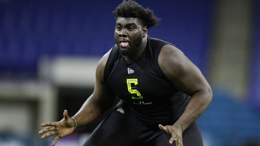 Former Jets offensive tackle Mekhi Becton agrees to 1-year deal with Eagles, agent says