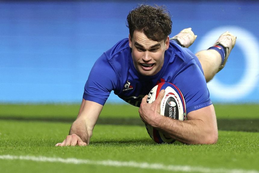 France thrashes England by record 53-10 in Six Nations