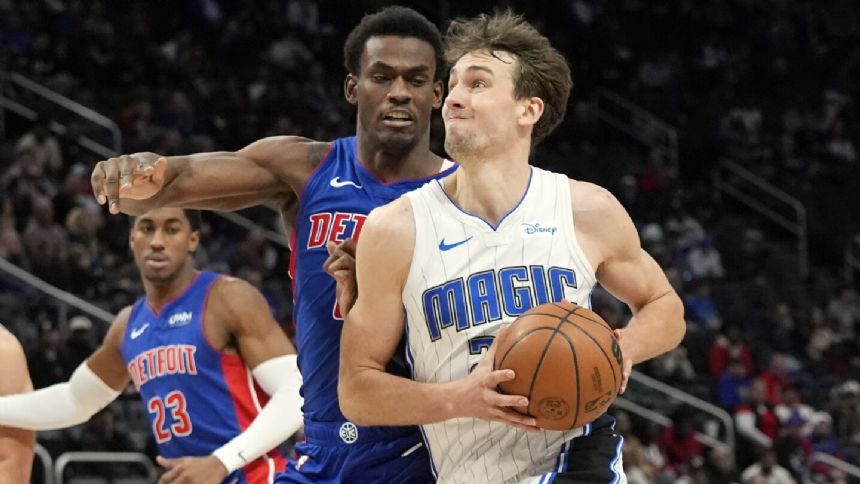 Franz Wagner dominates second half as Magic pulls away to beat Pistons 111-99
