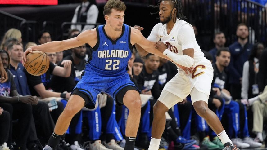 Franz Wagner scores 34, leads Magic to second straight rout of Cavaliers to tie series at 2-2