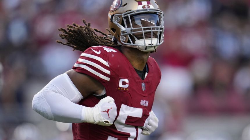 Fred Warner again is the unanimous top pick in the AP's NFL Top 5 linebacker rankings