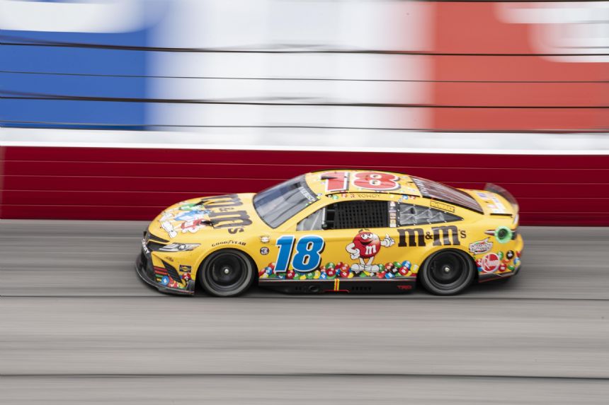 From bummer to baby, Kyle Busch heads to Kansas on high note