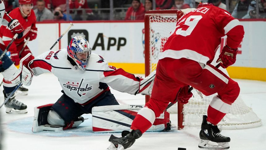 Fucale posts shutout in NHL debut, Capitals blank Red Wings