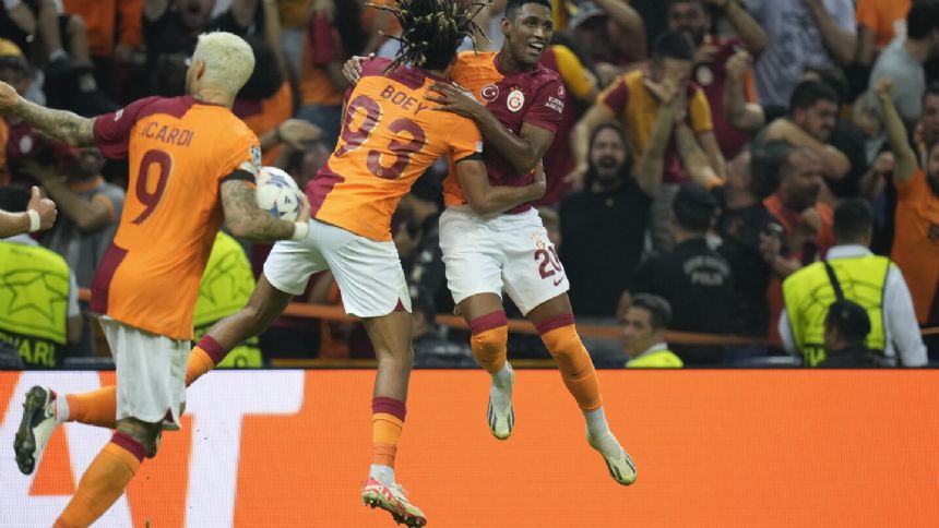 Galatasaray stages late rally to draw 2-2 with 10-man FC Copenhagen in Champions League