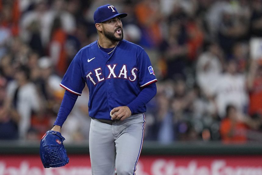 Garcia homers, Lowe has 3 RBIs as Rangers down Astros 6-2